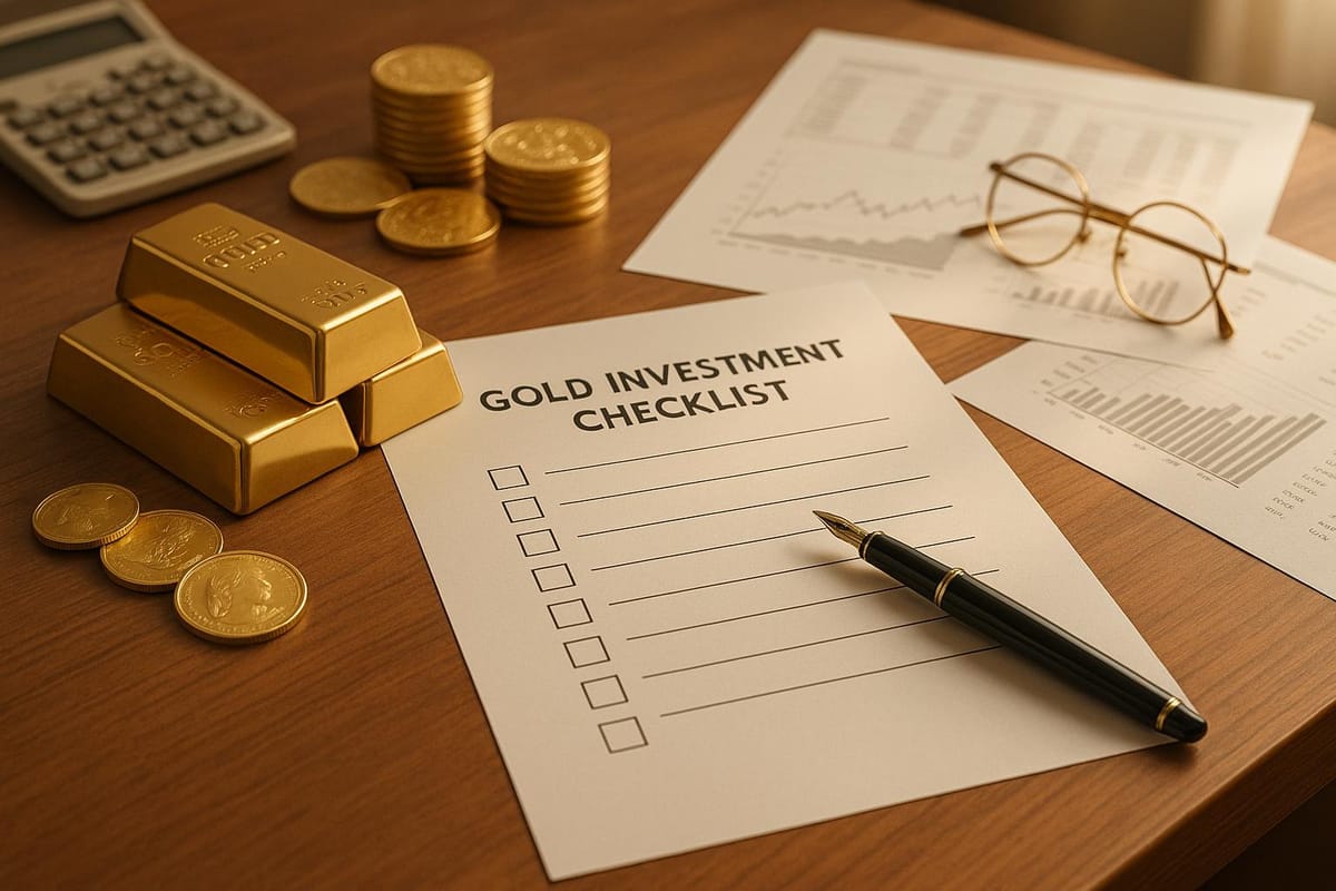 Gold Investment Checklist: 8 Key Factors