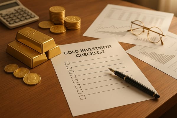 Gold Investment Checklist: 8 Key Factors